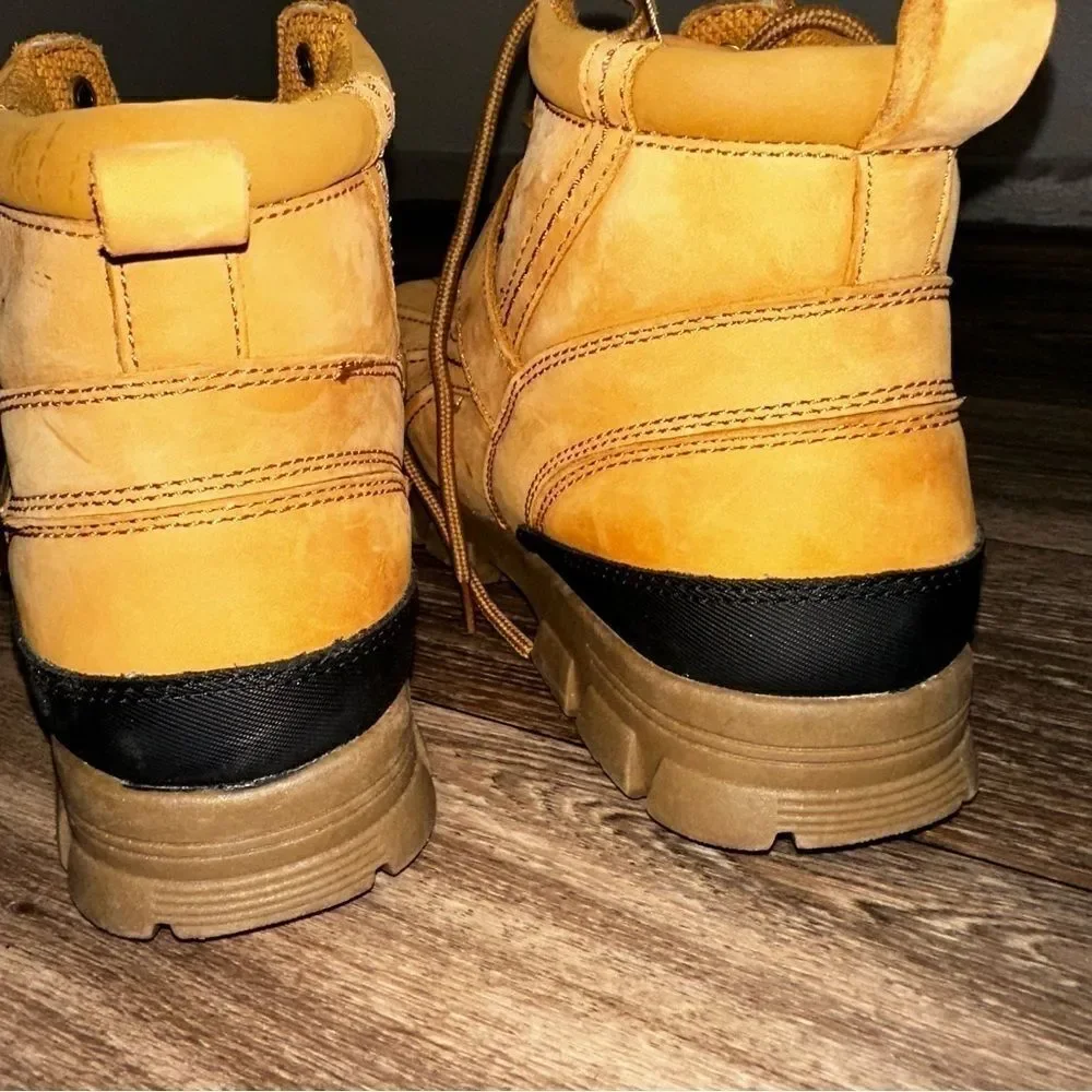 NEW GBX leather boots with Velcro fly sz 9.5